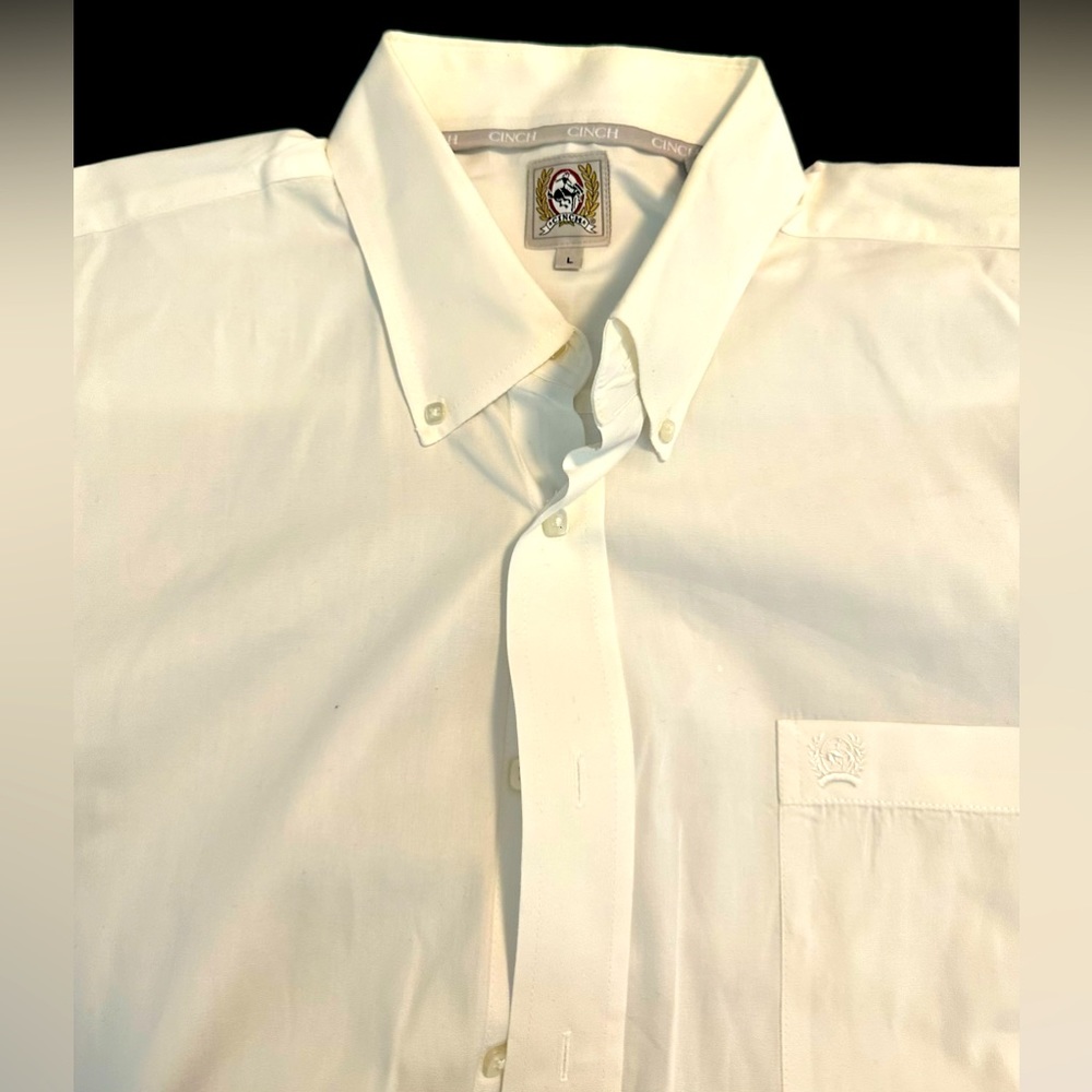 Cinch Button Down Cowboy Shirt (Large)